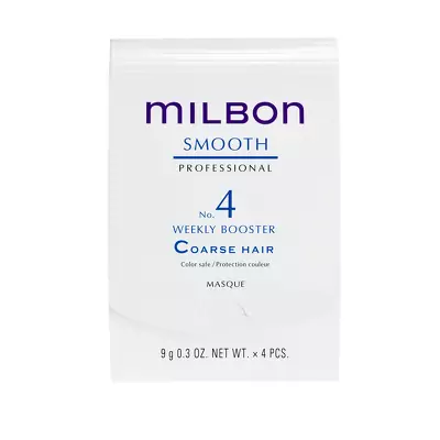 Пролонгуючий бустер для жорсткого та неслухняного волосся Milbon Professional Smooth No. 4 Weekly Booster Coarse Hair