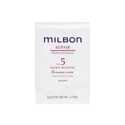 Відновлюючий пролонгуючий бустер для жорсткого та неслухняного волосся Milbon Professional Repair No. 5 Weekly Booster Coarse Hair