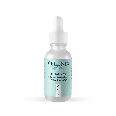Сироватка від набряків із кофеїном 5% для зони навколо очей Celenes Caffeine 5% + Rowan Berries Active Eye Contour Serum [5180300]
