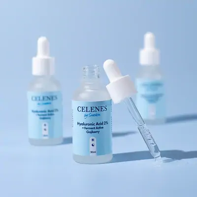 Зволожуюча сироватка з гіалуроновою кислотою Celenes Hyaluronic Acid 2% + Ferment Active Gojiberry [5180100]