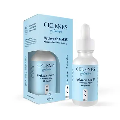 Зволожуюча сироватка з гіалуроновою кислотою Celenes Hyaluronic Acid 2% + Ferment Active Gojiberry [5180100]