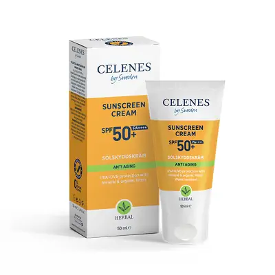 Солнцезащитный крем против старения Celenes Sunscreen Cream SPF 50+ Anti Aging [5160177]