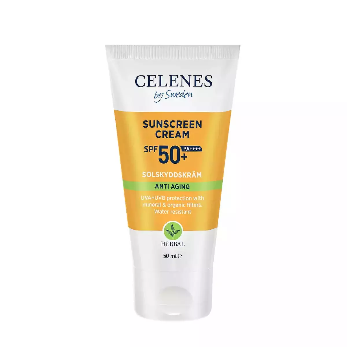Солнцезащитный крем против старения Celenes Sunscreen Cream SPF 50+ Anti Aging [5160177]