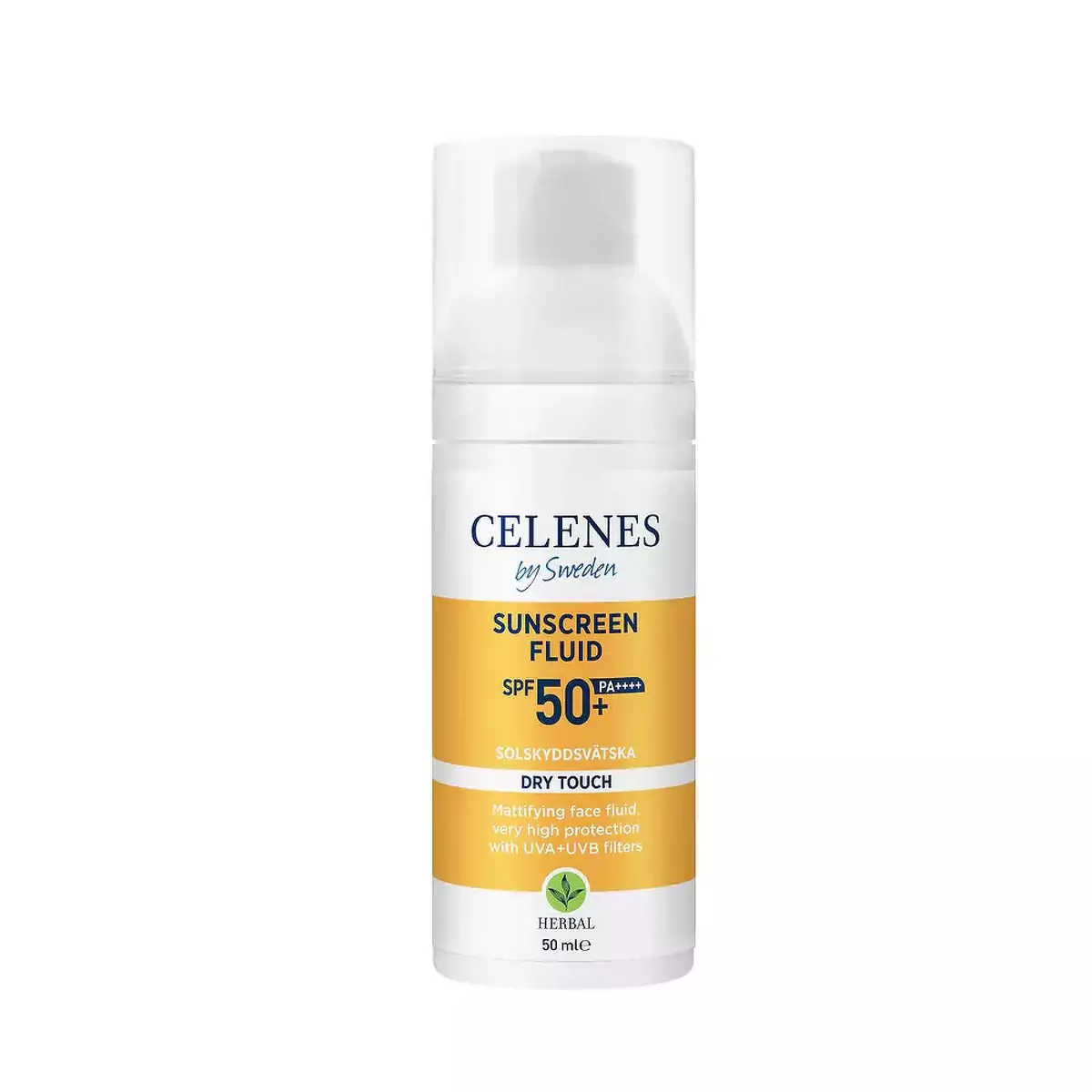 Сонцезахисний флюїд Celenes Sunscreen Dry Touch Fluid SPF 50+ [5160087]