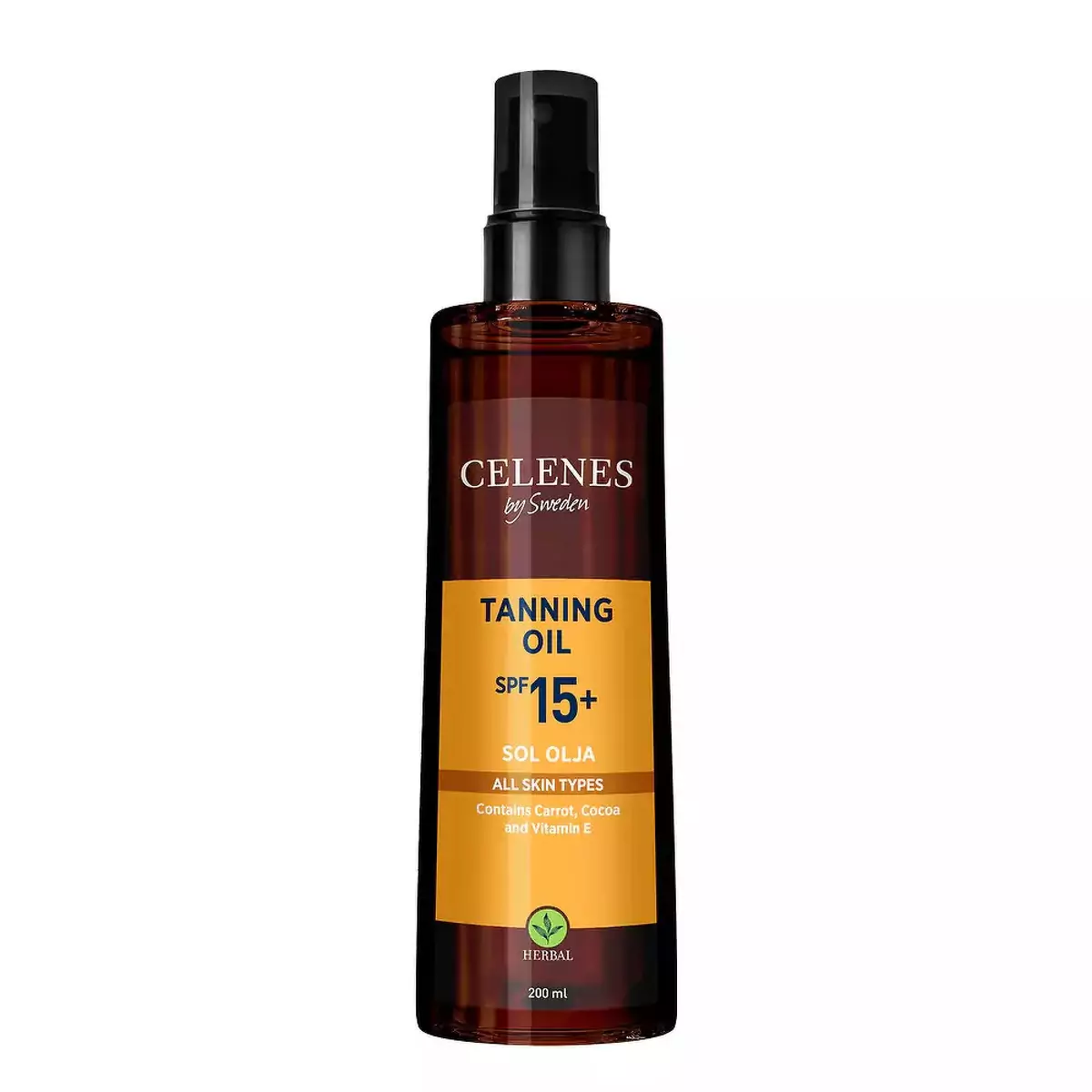 Масло для загара Celenes Tanning Oil SPF 15 [5160170]