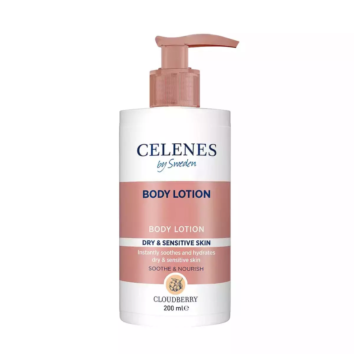Лосьон для тела с морошкой для сухой и чувствительной кожи Celenes Cloudberry Body Lotion [5160076]