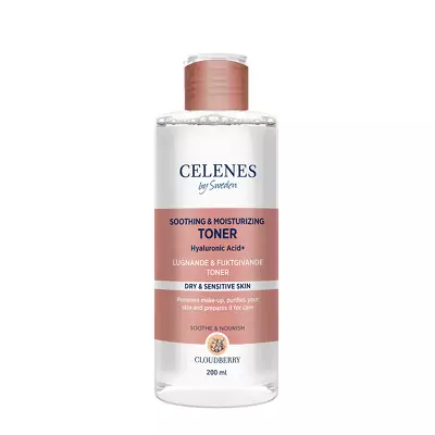 Заспокійливий та зволожуючий тонік з морошкою для сухої та чутливої шкіри Celenes Cloudberry Soothing and Moisturizing Toner [5160189]