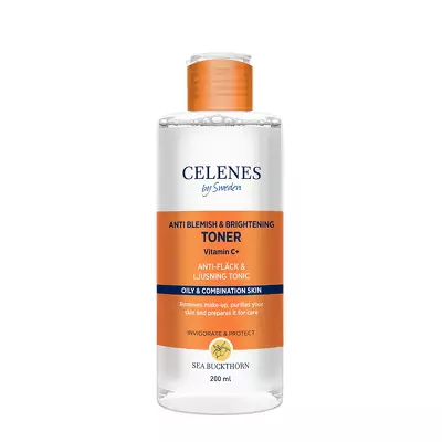 Освітлюючий тонік з обліпихою для жирної та комбінованої шкіри Celenes Sea Buckthorn Anti Blemish And Brightening Toner [5160188]