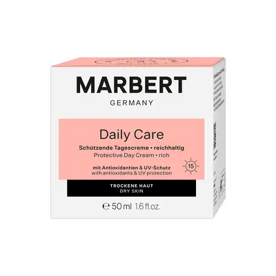 Насыщенный защитный дневной крем Marbert Daily Care Protective Day Cream SPF 15 Rich