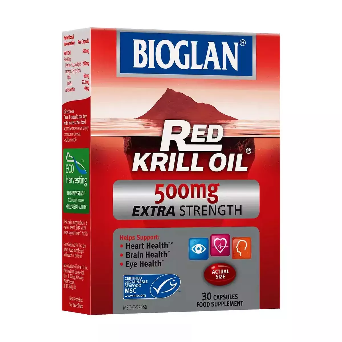 Біоглан Олія червоного криля Bioglan Red Krill Oil 30