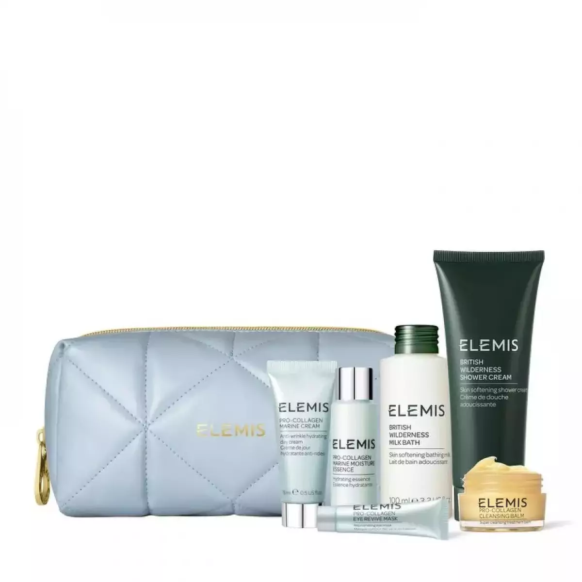 Роскошная косметичка с бестселлерами для лица и тела Elemis Travel Edition: Face And Body Little Luxuries