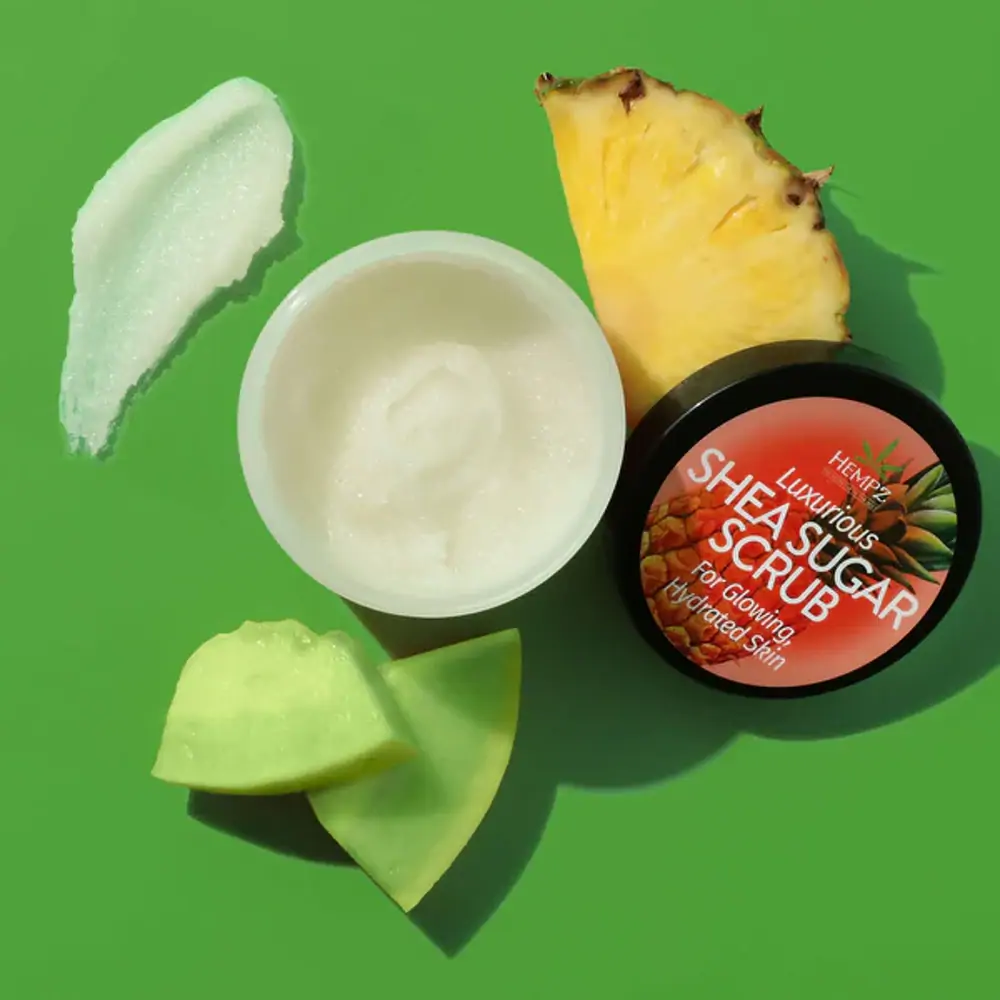 Скраб цукровий Солодкий ананас та Медова диня Hempz Sweet Pineapple and Honey Melon Herbal Sugar Scrub