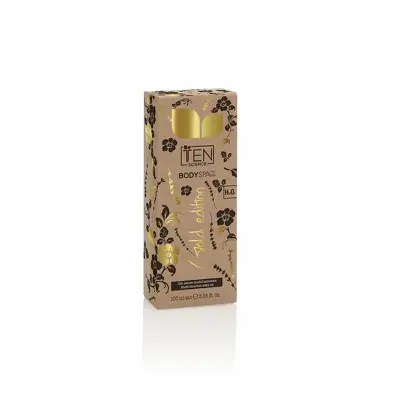 Шовковиста СПА олія для обличчя, тіла та волосся Ten Science Body Space Gold Edition Multi Function Silky Oil