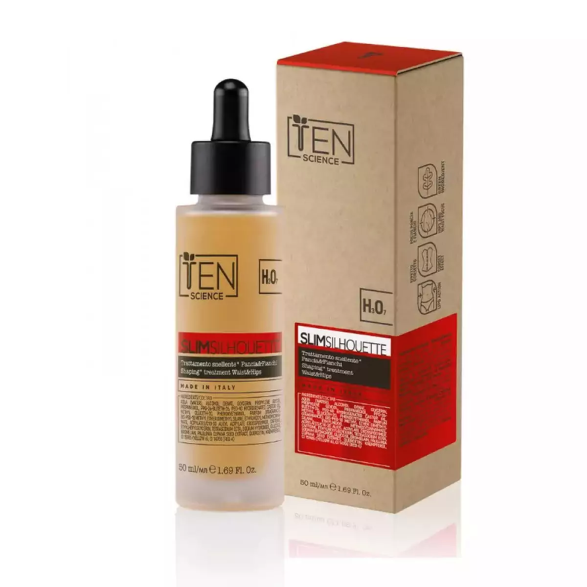 Сироватка для корекції талії і стегон Стрункий силует Ten Science Slim Silhouette Shaping Waist and Hips Serum