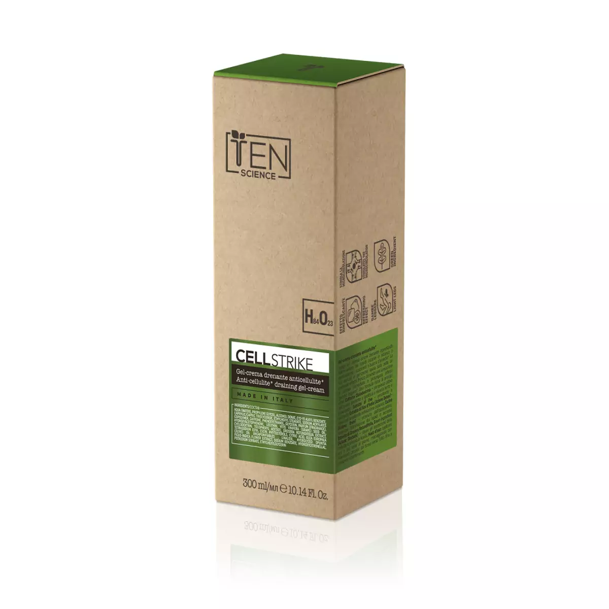 Антицелюлітний дренуючий гель-крем Ten Science Anti-Cellulite Draining Gel-Cream