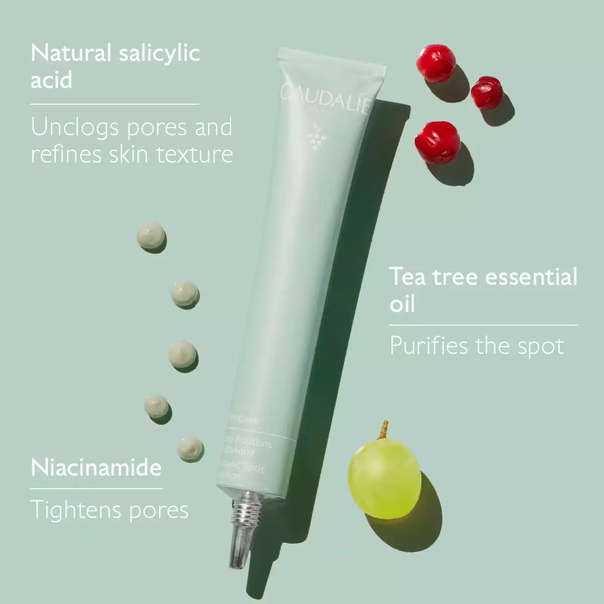 Точковий засіб проти недосконалостей із саліциловою кислотою Caudalie Vinopure Salicylic Spot Solution