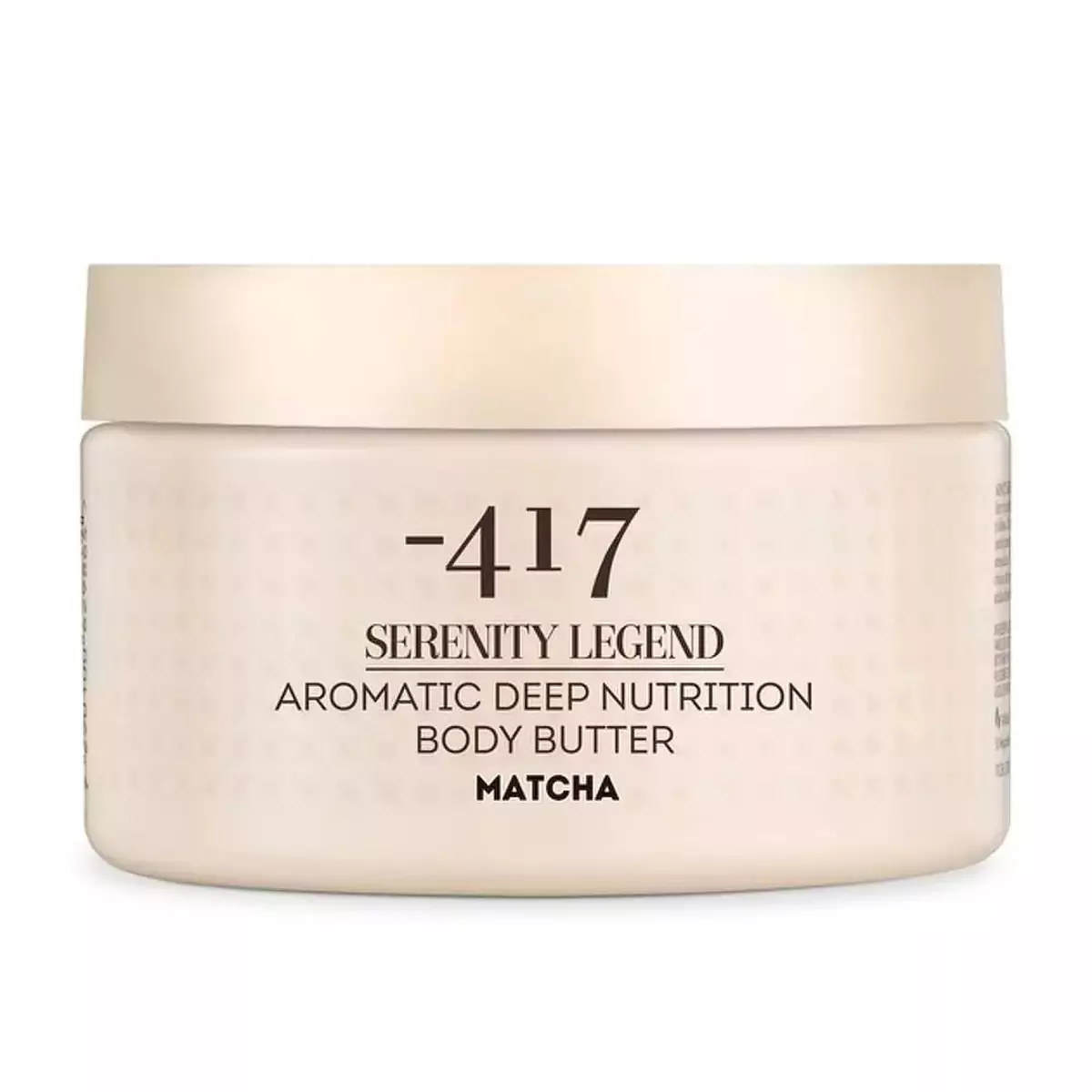 Крем-масло ароматичне для глибокого живлення шкіри тіла Матча Minus 417 Aromatic Deep Nutrition Body Butter Matcha