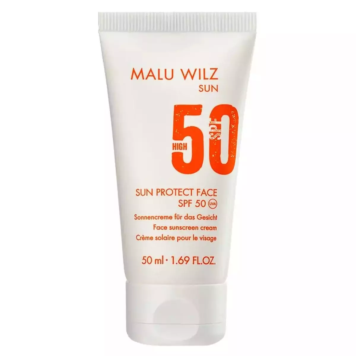 Солнцезащитный крем для лица Malu Wilz Sun Protect Face SPF 50 - MW97135