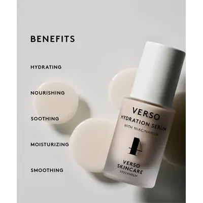 Увлажняющая защитная сыворотка для лица Verso Skincare Hydration Serum