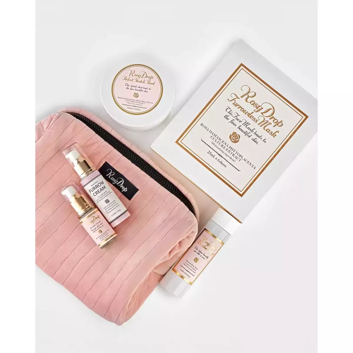 Большой подарочный набор с косметичкой Rosy Drop Beauty Collection Gift Set with a Cosmetic Bag