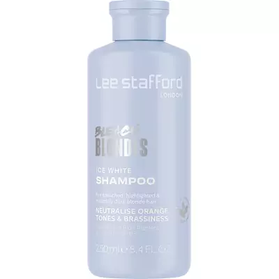 Шампунь для волосся з синім пігментом Lee Stafford Bleach Blondes Ice White Toning Shampoo - LS5579