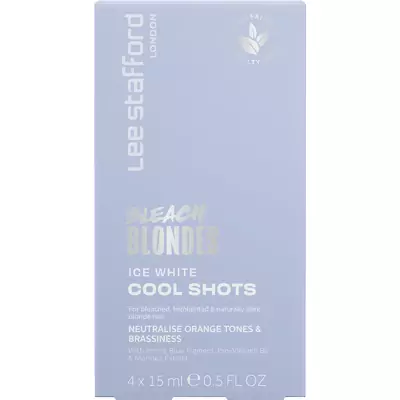 Тонуючі ампули з синім пігментом Lee Stafford Bleach Blondes Ice White Cool Shots - LS5890