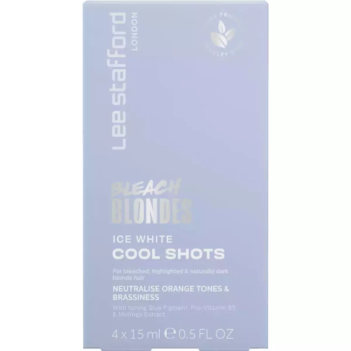 Тонирующие ампулы с синим пигментом Lee Stafford Bleach Blondes Ice White Cool Shots - LS5890