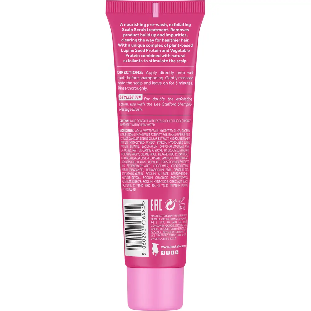 Стимулюючий скраб для шкіри голови для посилення росту волосся Lee Stafford Grow Strong and Long Stimulating Scalp Scrub - LS6484
