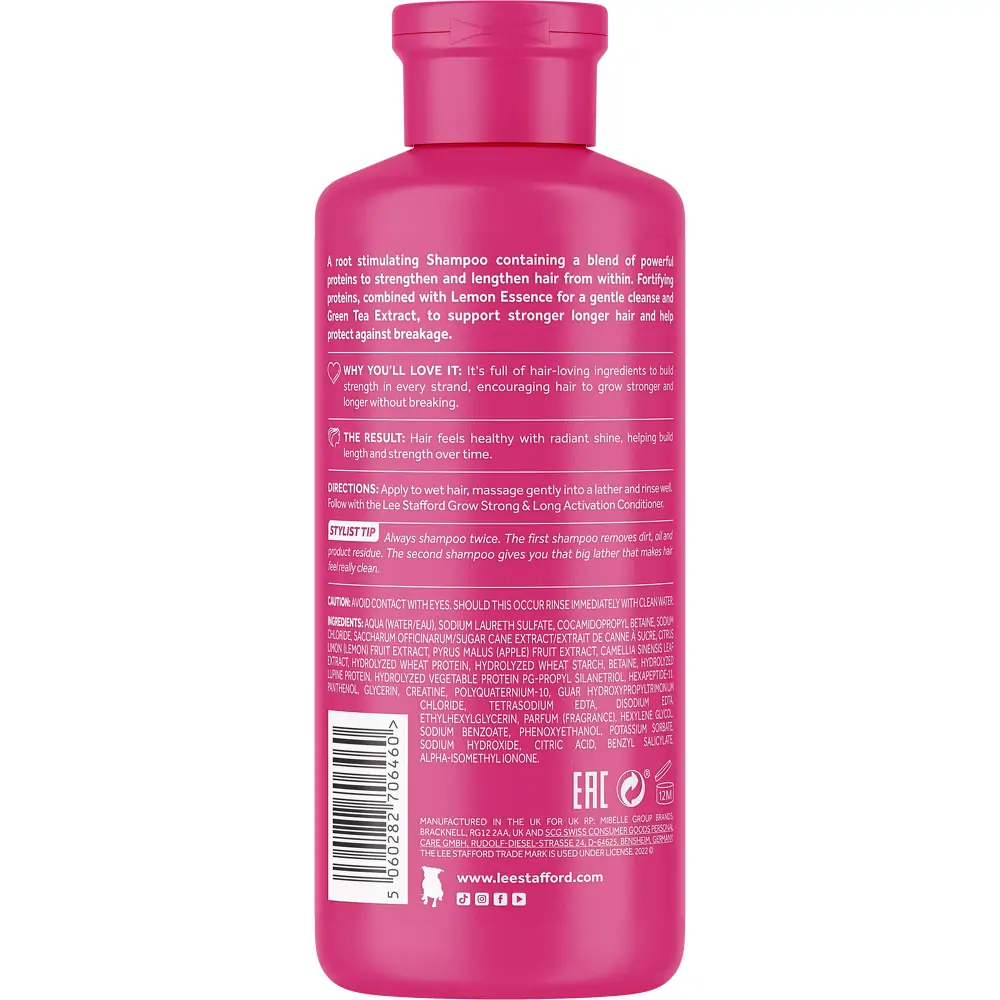 Шампунь-активатор росту волосся Lee Stafford Grow Strong and Long Activation Shampoo - LS6460