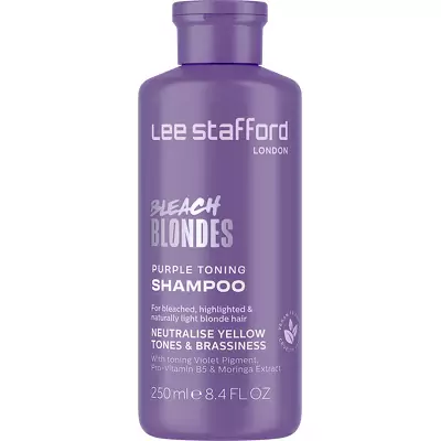 Тонуючий фіолетовий шампунь для освітленого волосся Lee Stafford Bleach Blondes Purple Toning Shampoo - LS5777