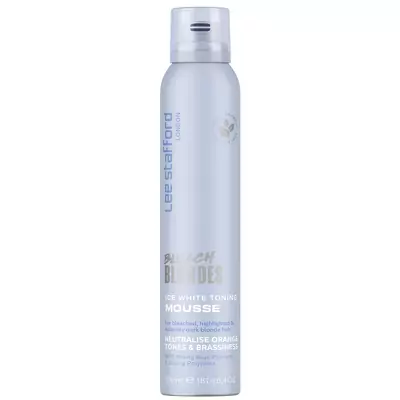 Тонуючий мус з синім пігментом для освітленого волосся Lee Stafford Bleach BlondeIce White Toningh Mousse - LS2701