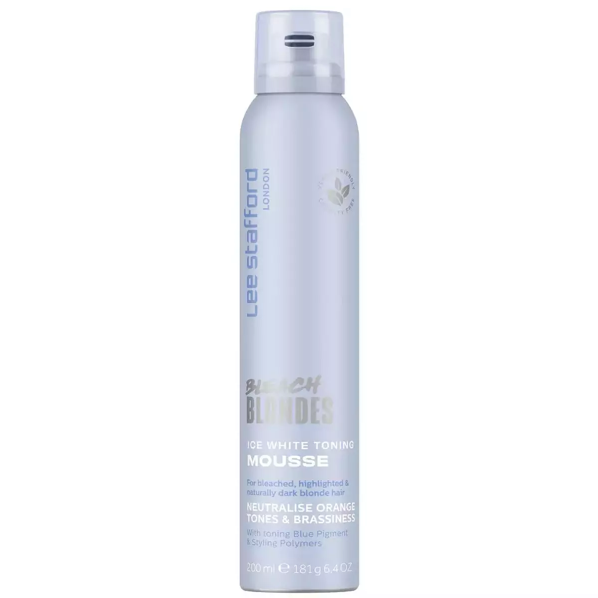 Тонирующий мусс с синим пигментом для осветленных волос Lee Stafford Bleach BlondeIce White Toningh Mousse - LS2701