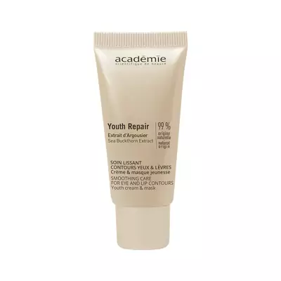 Крем-маска для контуру очей та губ Academie Youth-Repair Smoothing Care For Eye and Lip Contours