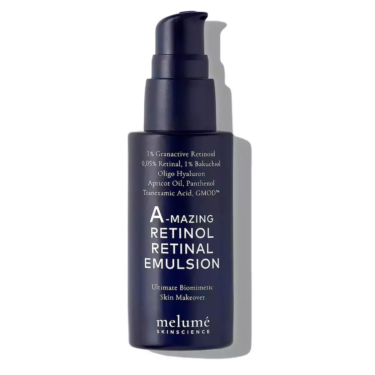 Нічна мікроемульсія з ретиноїдом і ретиналем Melume A-mazing Retinol Retinal Emulsion