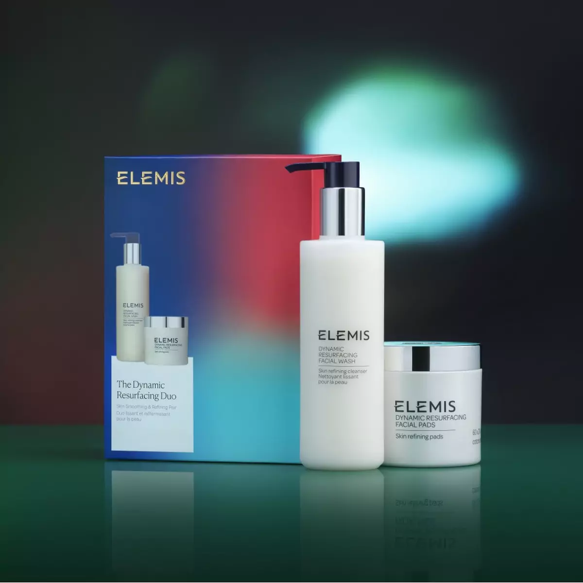 Идеальный дуэт для шлифовки и осветления кожи Elemis The Dynamic Resurfacing Duo Skin Smoothing and Refining Kit