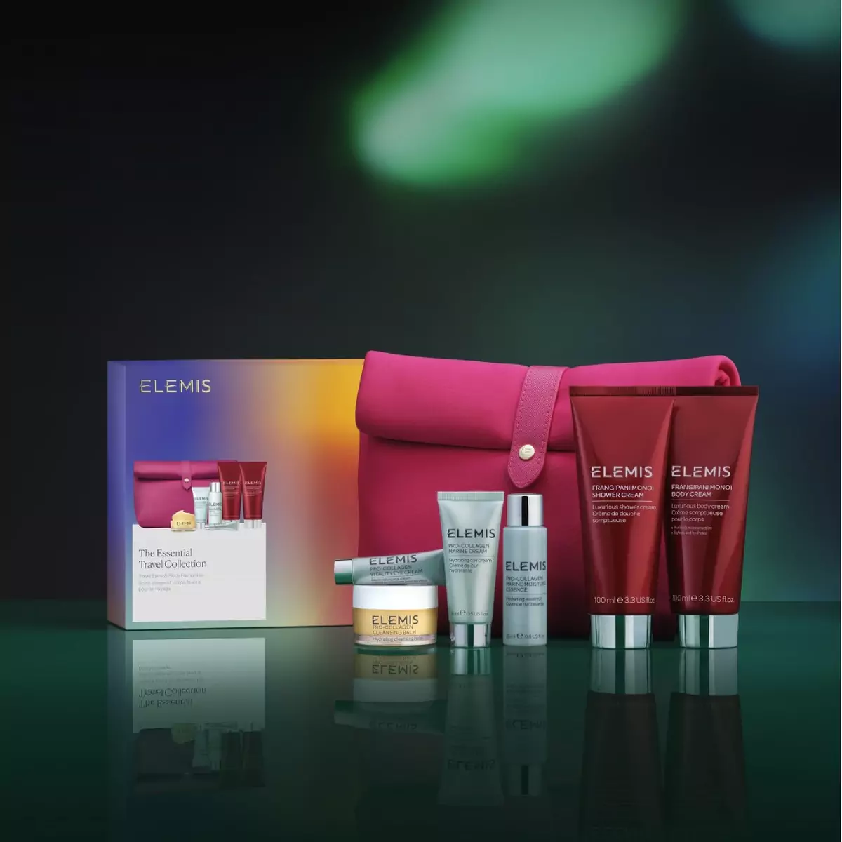 Коллекция фаворитов для лица и тела в косметике люкс Elemis The Essential Travel Collection Face and Body Favourites Kit