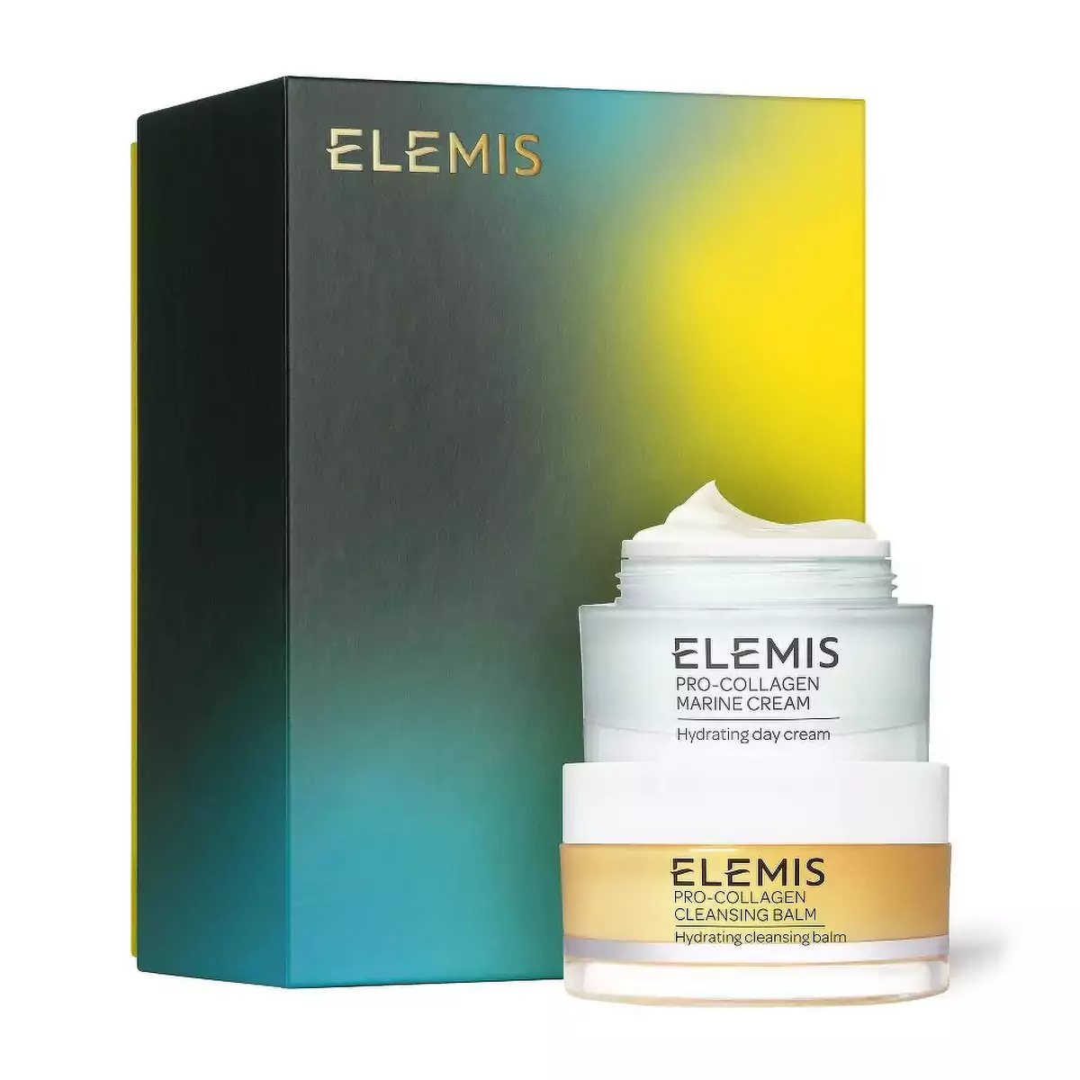 Идеальные партнеры Про-Коллаген для очищения и увлажнения лица Elemis The Pro-Collagen Perfect Partners Cleanse and Moisturise Duo Kit