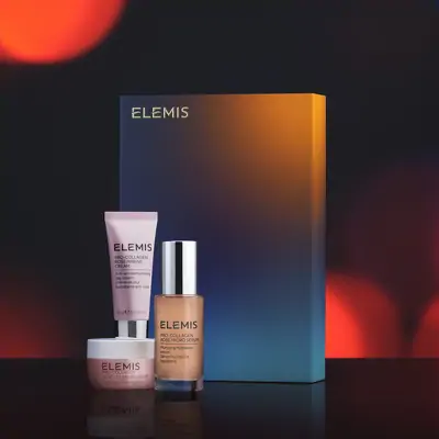 Подарочное легендарное трио для лица Про-Коллаген Роза Elemis The Pro-Collagen Rose Icons Skin Soothing Trio Kit