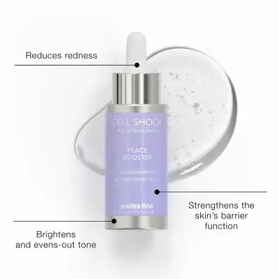 Успокаивающая сыворотка для чувствительной кожи лица Swiss Line AI Peace Booster