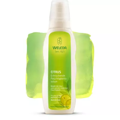 Цитрусове живильне молочко для тіла Weleda Citrus Erfrischende Feuchtigkeitslotion