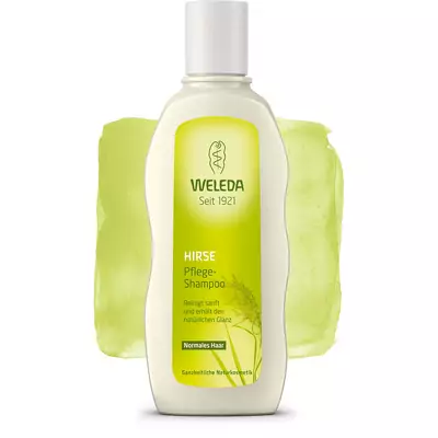 Рослинний шампунь з просом для нормального волосся Weleda Hirse Pflege-Shampoo