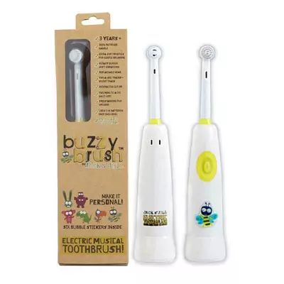 Електрична дитяча зубна щітка Jack n' Jill Buzzy Brush Electric Musical Toothbrush