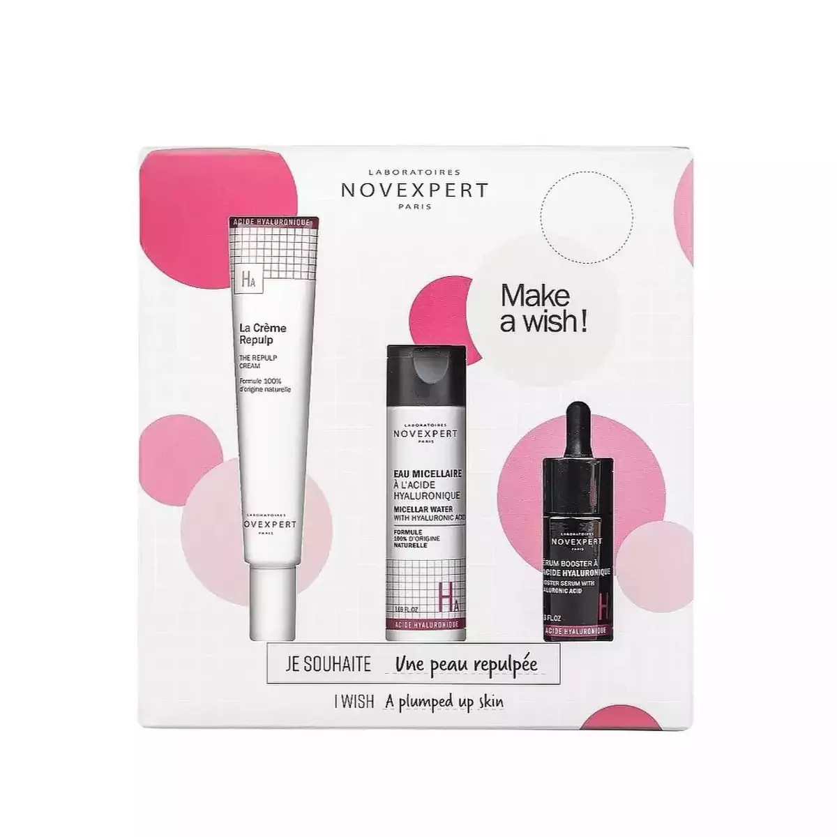 Набор - Наполнение и упругость кожи с гиалуроновой кислотой Novexpert Plumped Up Skin Box - GL22001