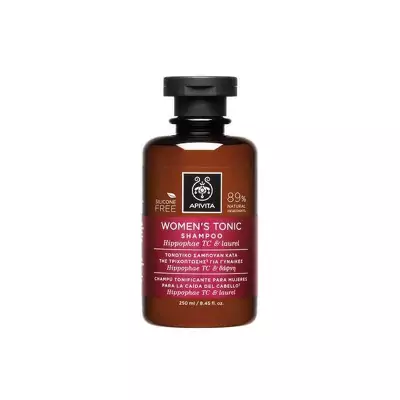 Тонизирующий шампунь от выпадения волос с облепихой и лаурелью Apivita Women\'s Tonic Shampoo
