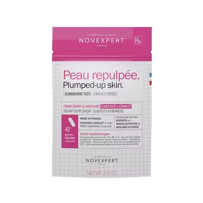 Пищевая добавка для наполненной сияющей кожи Novexpert Plumped-up Skin Food Supplement - VL23007