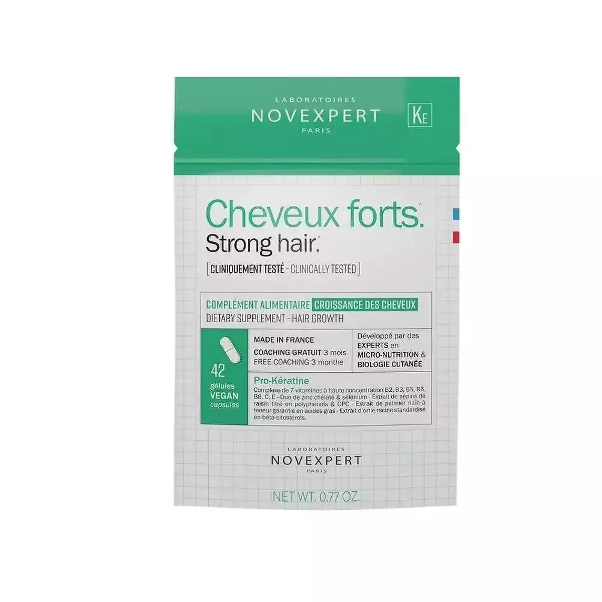 Пищевая добавка для крепких волос Novexpert Strong Hair Food Supplement - VL23005