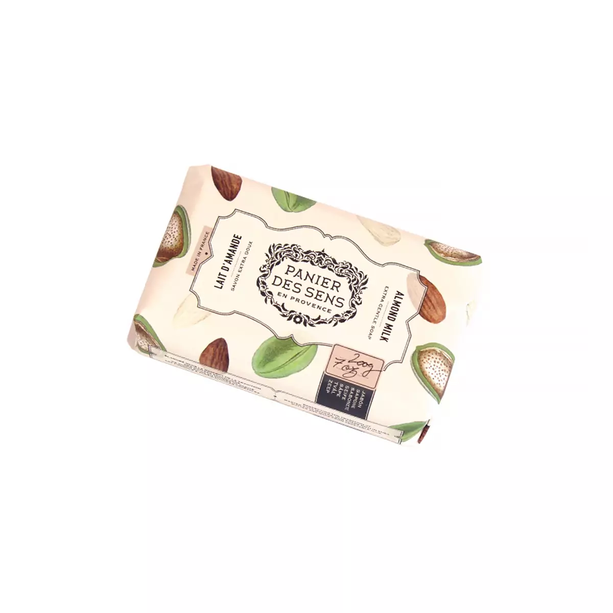 Экстра-нежное мыло с маслом ши Миндаль Panier des Sens Authentic Soap Almond Milk - KAR14024