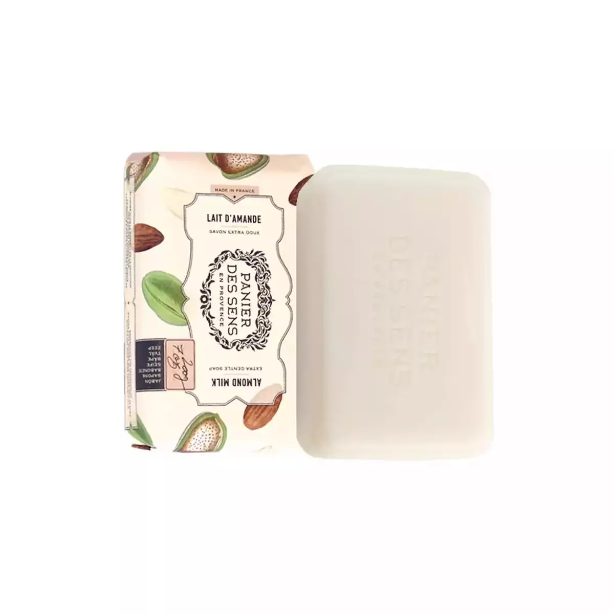 Экстра-нежное мыло с маслом ши Миндаль Panier des Sens Authentic Soap Almond Milk - KAR14024