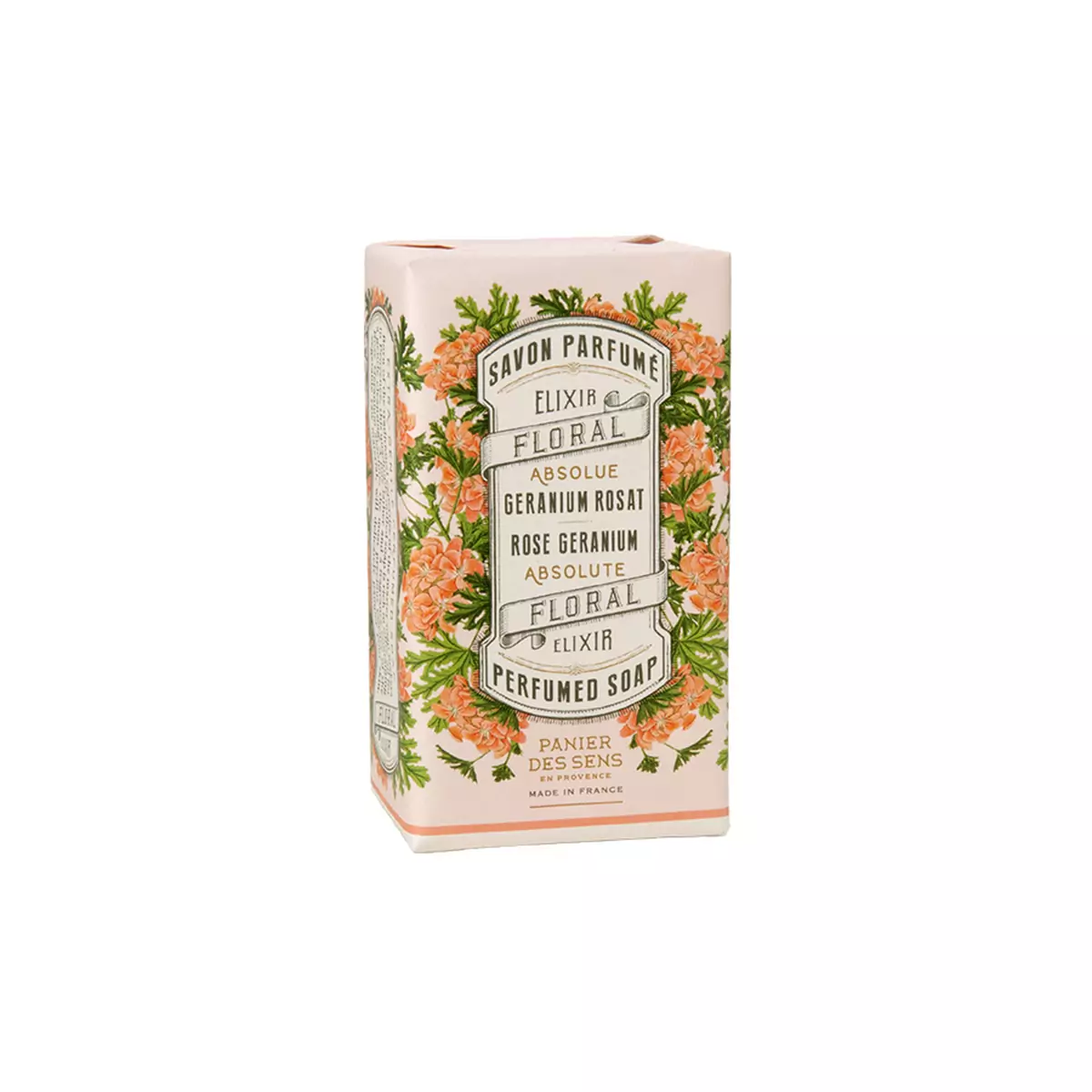 Экстра-нежное растительное мыло Розовая Герань Panier des Sens Absolutes Perfumed Soap Rose Geranium - ABS12037