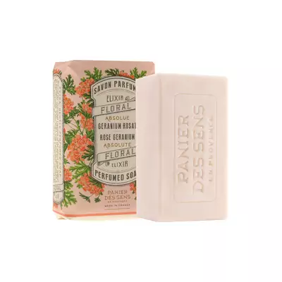 Экстра-нежное растительное мыло Розовая Герань Panier des Sens Absolutes Perfumed Soap Rose Geranium - ABS12037